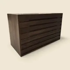 桐箪笥 着物収納D45×H60×W100 dinosブラウンたんす七段