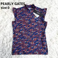 【パーリーゲイツ】美品 ポロワンピース ブラウン アーガイル 0 レディース パーリーゲイツ】美品 ポロワンピース ブラウン アーガイル 0