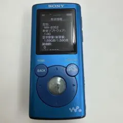 SONY Walkman NW-E062 本体 ブルー49 - メルカリ