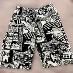 MANHATTANER'S 猫柄 ショートパンツ