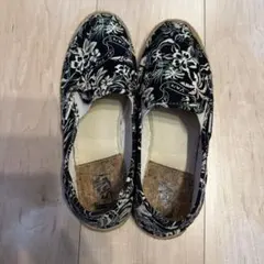 VANS 花柄 スリッポン　24 Lサイズ