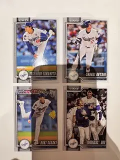 2026 Topps Series1 ドジャース日本人選手4枚セット