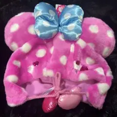 ディズニー ミニーのファンダーランド ファンキャップ ピンク 水玉 ドット柄