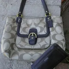 COACH コーチ 2WAYショルダーバッグ ターンロックハンドバッグ18756