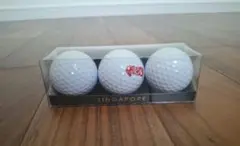 シンガポール　ゴルフボール　1スリーブ