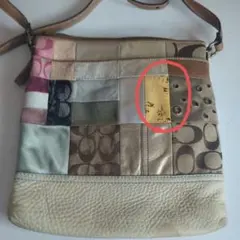 COACH パッチワーク ショルダーバッグ