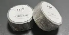 mt マスキングテープ　マステ　ウィリアムモリス　２個セット　まとめ売り