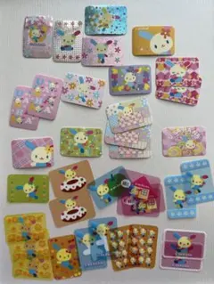 平成レトロ　ウサハナ　サンリオ　フレークシール36枚