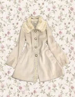 姫カジ 姫ギャル 量産型 地雷系 ロリータ レース コート 平成ガーリー ファー