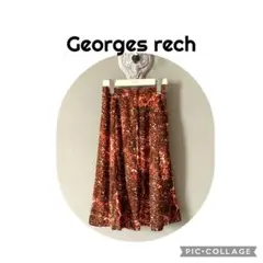 Georges rech 総柄 フレアスカート 36のサムネイル