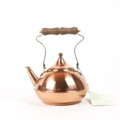 ビンテージ コッパーケトル 片口鍋 銅鍋　木製杓子(新品)　レトロポップ 2025年最新】コッパーケトルの人気アイテム - メルカリ
