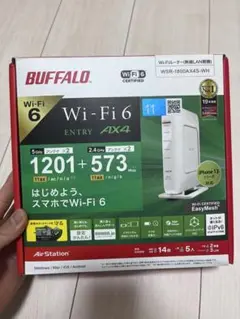 無線ルーター　BUFFALO(バッファロー） WSR-1800AX4S/NWH
