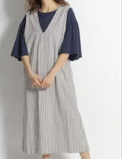 niko and... バッククロスストレートワンピースのサムネイル