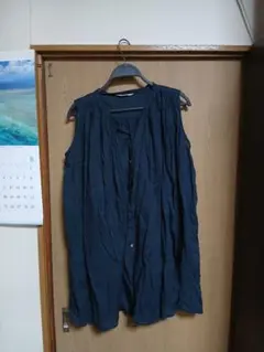 ネイビー ノースリーブ チュニックのサムネイル