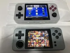 新品同様品 中華ゲーム機2台セット RG280メタル、RG350