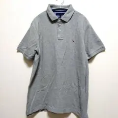 メンズ　Tommy Hilfiger グレー ポロシャツ ＸＬサイズ