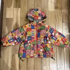 カラフルフード　ジャンパー　アウター　ジャケット