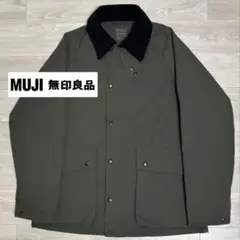 無印良品 撥水ステンカラージャケット S カーキ 軽量のサムネイル