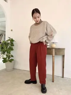 お値下げ　jumelle シンプルスラックス　Sサイズ
