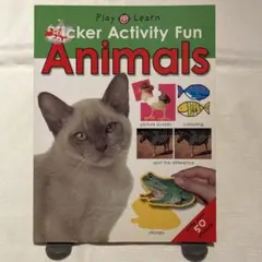 洋書 Sticker Activity Fun Animals
