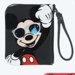 ディズニーリゾート　ポーチ　Tシャツ柄　ミッキー