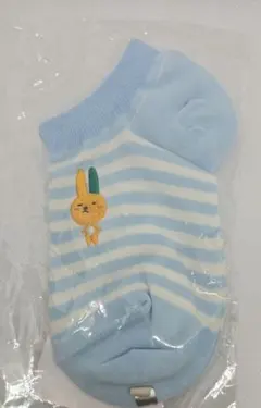 【匿名発送、送料込み】うさりんのストライプソックス 16-21cm