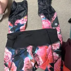 Lululemon ヨガパンツ 花柄 レギンス