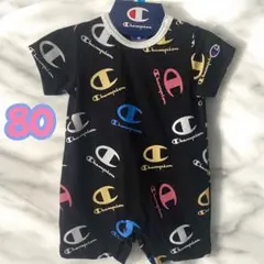 【新品未使用】Champion チャンピオン ロンパース 80