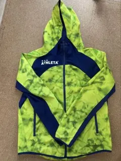 ATHLETA フード付きジャケット 蛍光イエロー