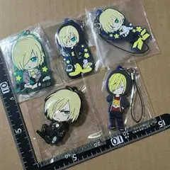 ユーリ!!! on ICE ラバーストラップ 5個セット ユーリ・プリセツキー