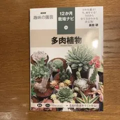 【美品】12か月栽培ナビ　多肉植物