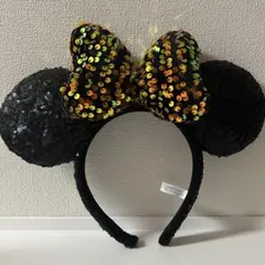 【ディズニー】ミッキーマウスカチューシャ（スパンコール）