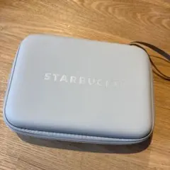 STARBUCKS マルチケース ライトグレー 仕切り付き
