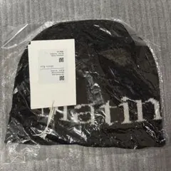 新品 Matin Kim ブラックニット帽 ビーニー