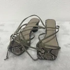 ジーナシス　JEANASIS クロスストラップ サンダル