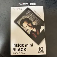 【新品】チェキInstax miniフィルム ブラック 10枚入り
