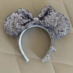 ディズニー　カチューシャ　青