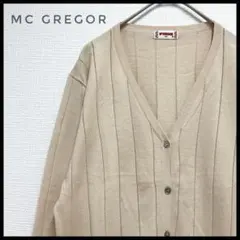 短丈　McGREGOR マックレガー ニット カーディガン トップス Vネック