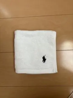 Ralph Lauren ホワイトタオルハンカチ 約34cm x 34cm