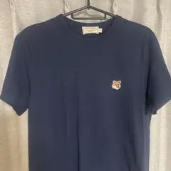 メゾンキツネ　Tシャツ　ネイビー　XS