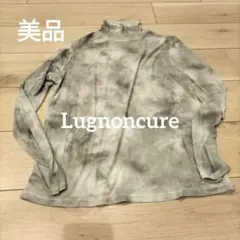 Lugnoncure グレーハイネック フリー　カットソー　トップス　シースルー