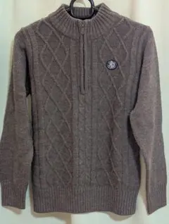 オンワード樫山　ジェイプレス　ニット　ジップセーター　140