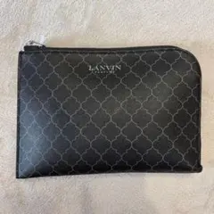 トルコ航空 アメニティ LANVIN トラベルポーチ ブラック ビジネスクラス