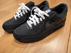 ナイキ NIKE AIR MAX 90 27.5cm 黒 赤DC9388-002