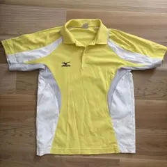 MIZUNO テニスウェア ポロシャツ イエロー Sサイズのサムネイル