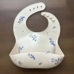 mushie ムシエ シリコンビブ お食事エプロン LILAC FLOWERS