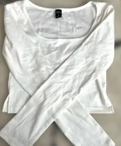 Dazy ホワイト 長袖Tシャツ M