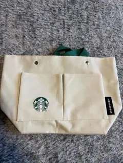 STARBUCKS ミニトートバッグ ホワイト