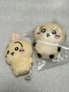 ちいかわ うさぎ マスコット おすわり ぬいぐるみ 2点セットのサムネイル