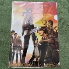 進撃の巨人展FINAL クリアファイル 3枚セット コミックス4・5・6巻